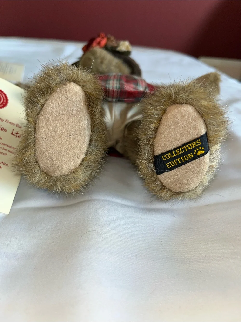 Boyd’s Bears Two Vintage Plush‎ Brown Teddy Bears Lizzie & Meridian Wishkabibble